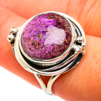 Lepidolite Rings handcrafted by Ana Silver Co - RING74811