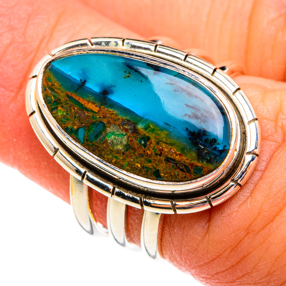 Peruvian Opal Rings handcrafted by Ana Silver Co - RING74819