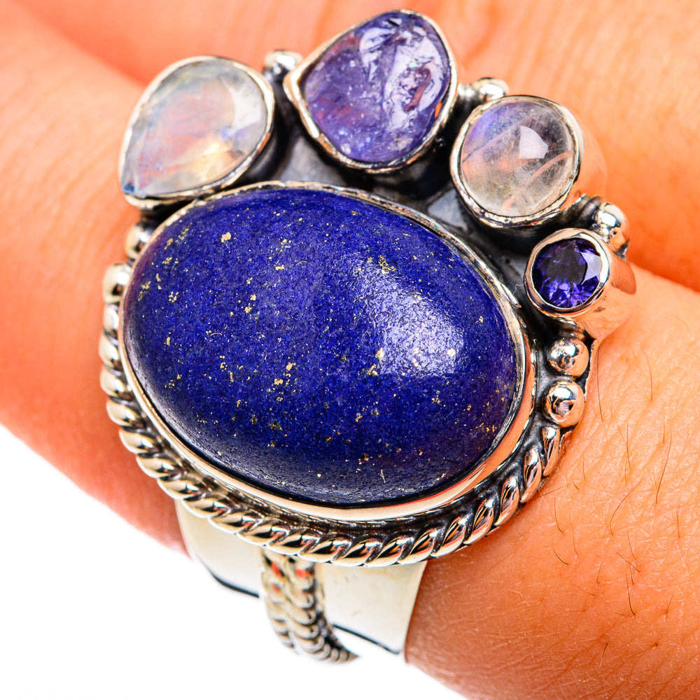 Lapis Lazuli Rings handcrafted by Ana Silver Co - RING74827