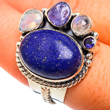 Lapis Lazuli Rings handcrafted by Ana Silver Co - RING74827