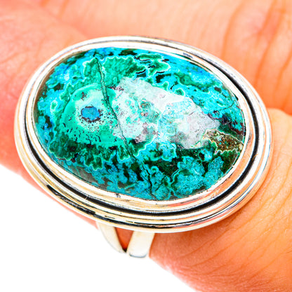 Chrysocolla Rings handcrafted by Ana Silver Co - RING74848