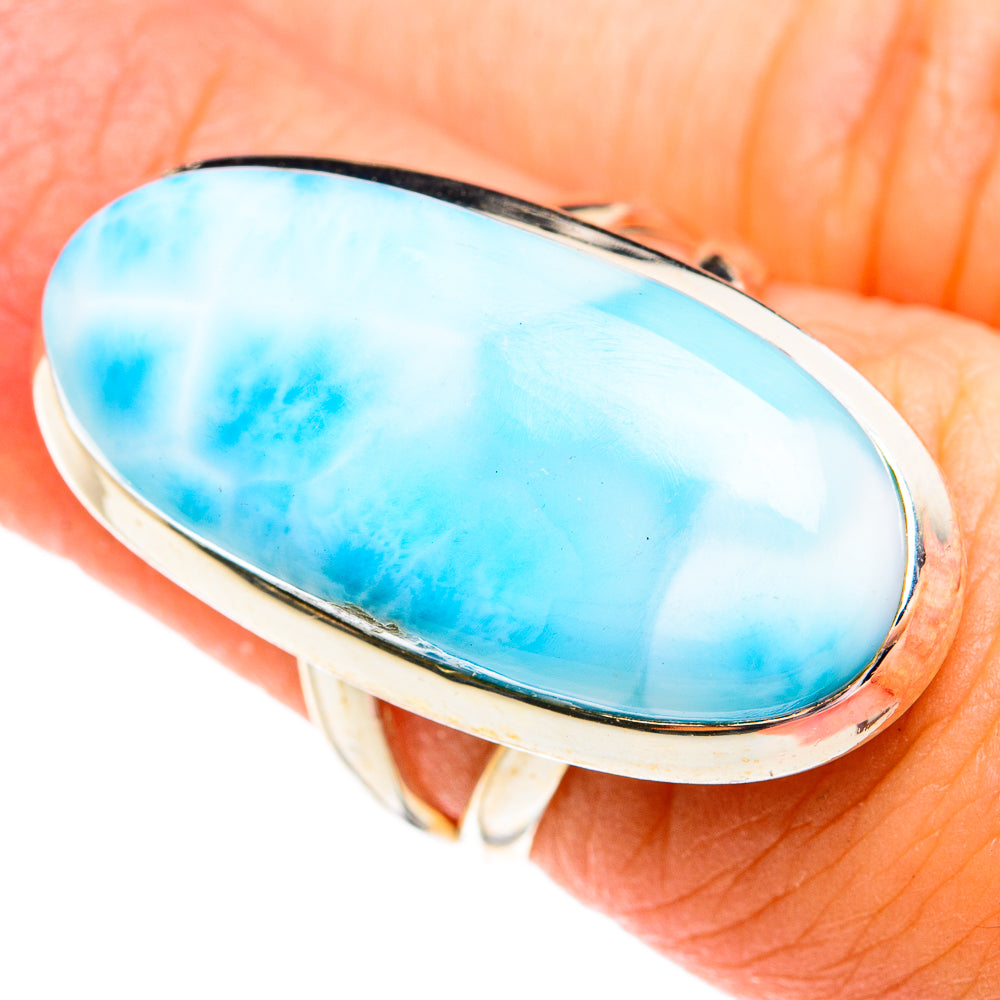 Larimar Rings handcrafted by Ana Silver Co - RING74858