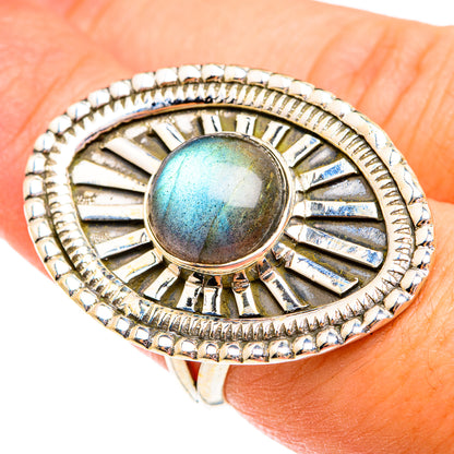 Labradorite Rings handcrafted by Ana Silver Co - RING74874
