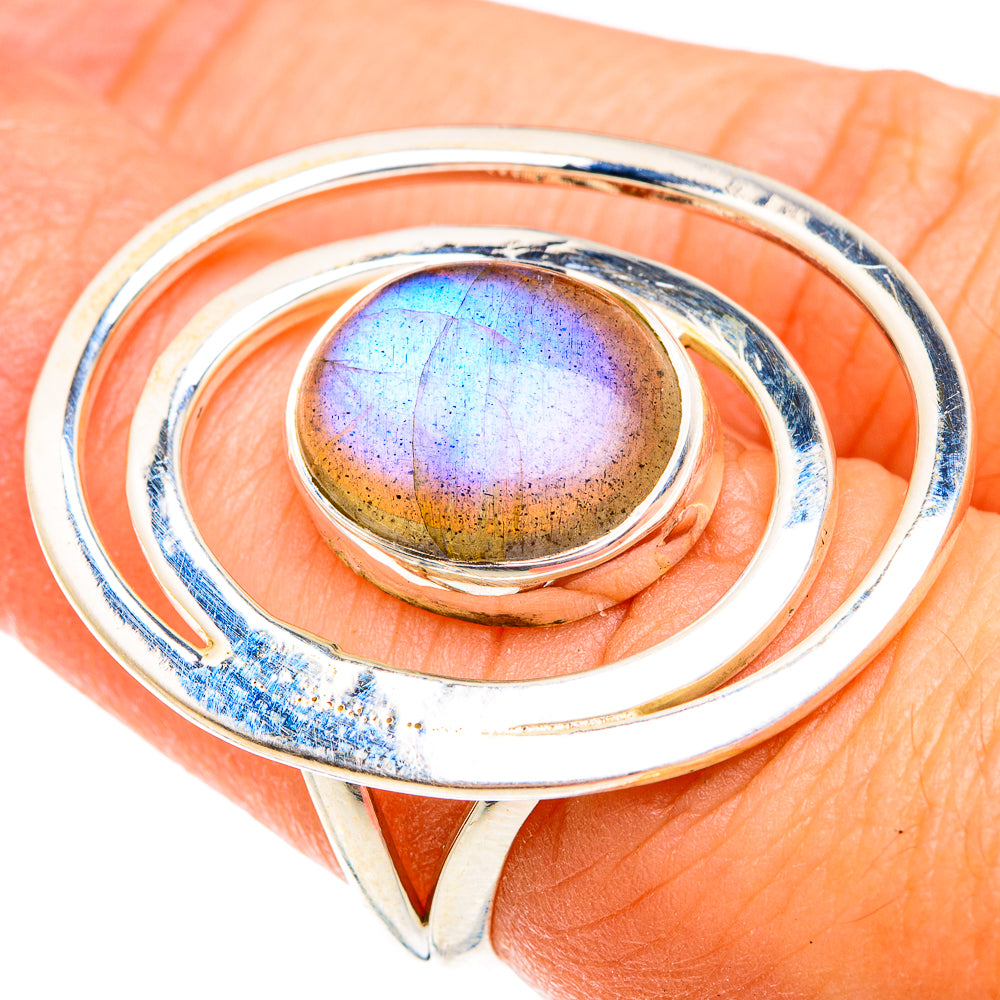 Labradorite Rings handcrafted by Ana Silver Co - RING74883