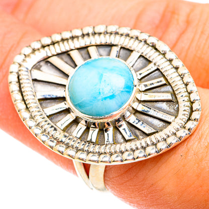 Larimar Rings handcrafted by Ana Silver Co - RING74887