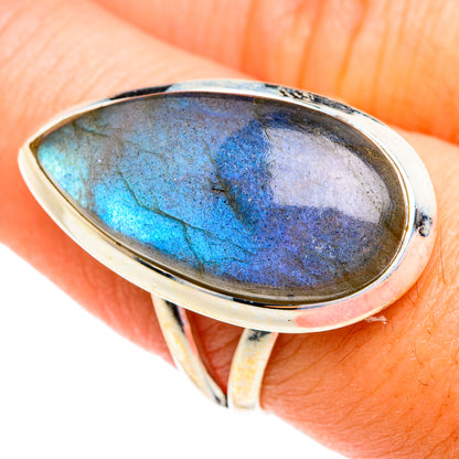 Labradorite Rings handcrafted by Ana Silver Co - RING74901