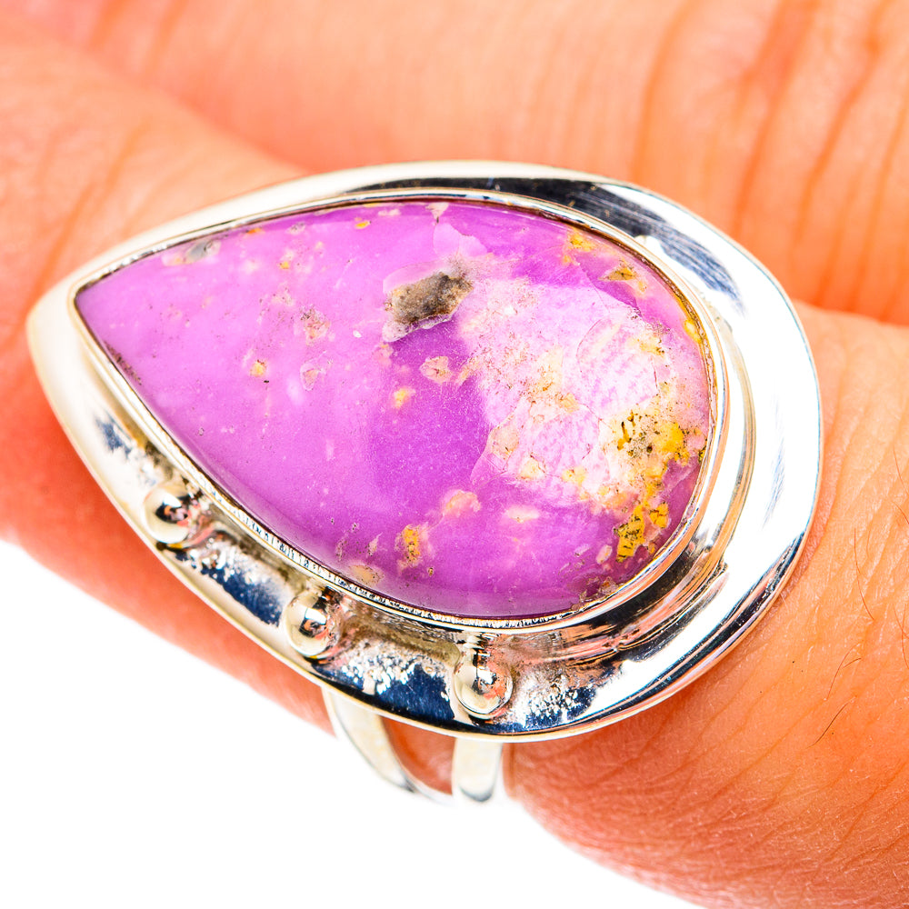 Phosphosiderite Rings handcrafted by Ana Silver Co - RING74903