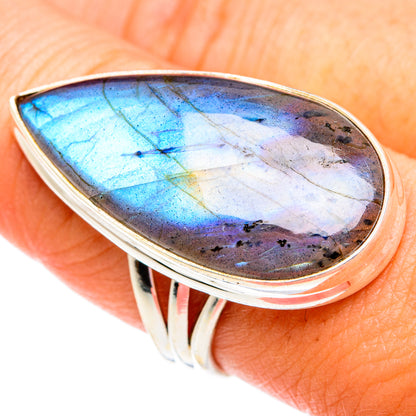 Labradorite Rings handcrafted by Ana Silver Co - RING74910