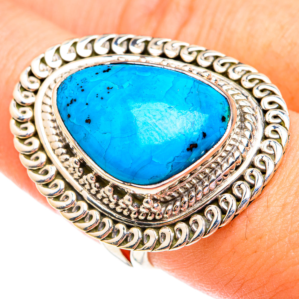 Chrysocolla Rings handcrafted by Ana Silver Co - RING74911