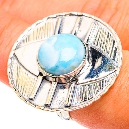 Larimar Rings handcrafted by Ana Silver Co - RING74912