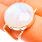 Rainbow Moonstone Rings handcrafted by Ana Silver Co - RING74933