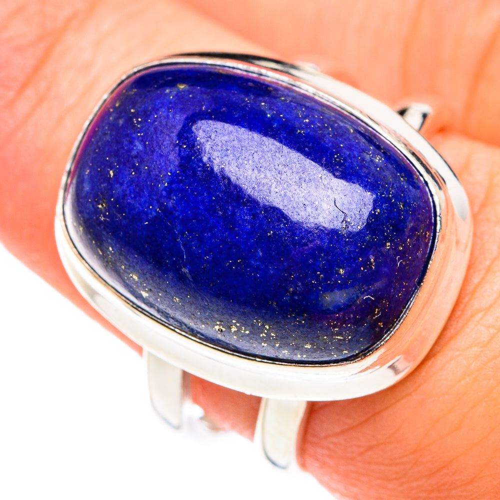 Lapis Lazuli Rings handcrafted by Ana Silver Co - RING75017