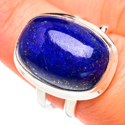 Lapis Lazuli Rings handcrafted by Ana Silver Co - RING75017