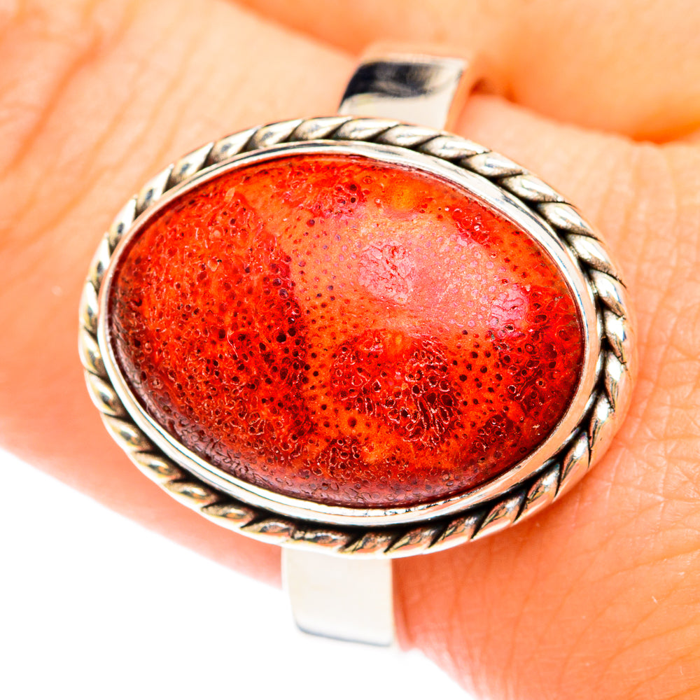 Sponge Coral Rings handcrafted by Ana Silver Co - RING75028