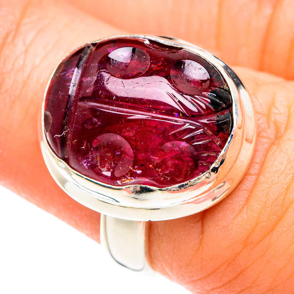 Garnet Rings handcrafted by Ana Silver Co - RING75032