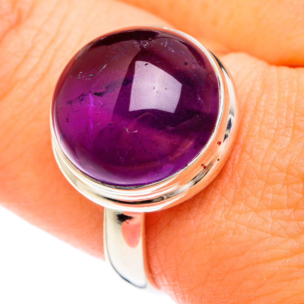 Amethyst Rings handcrafted by Ana Silver Co - RING75033