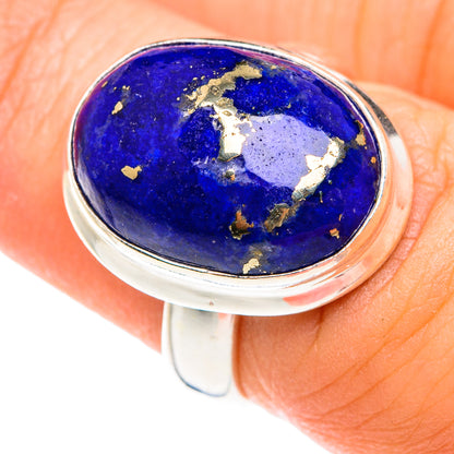 Lapis Lazuli Rings handcrafted by Ana Silver Co - RING75051
