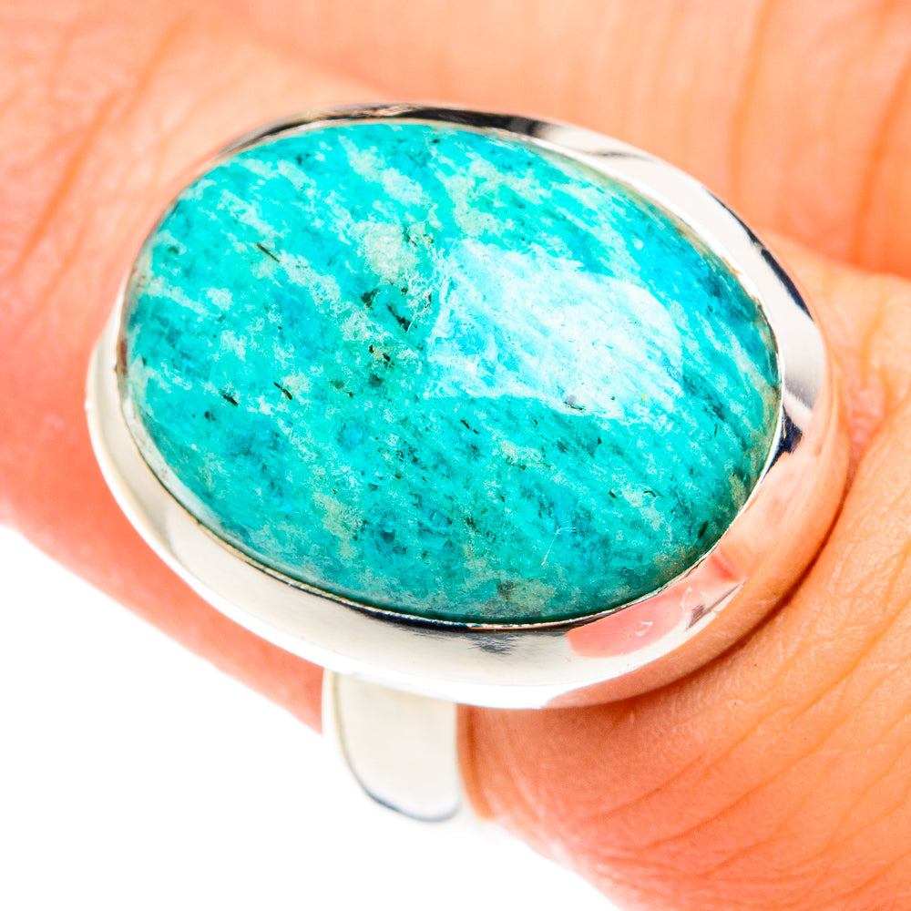 Amazonite Rings handcrafted by Ana Silver Co - RING75054