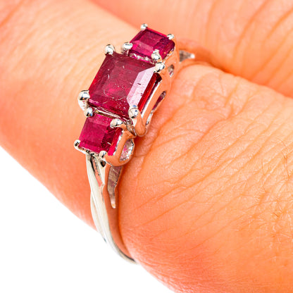 Ruby Rings handcrafted by Ana Silver Co - RING75062