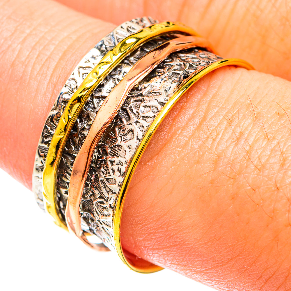 Meditation Spinner Rings handcrafted by Ana Silver Co - RING75068