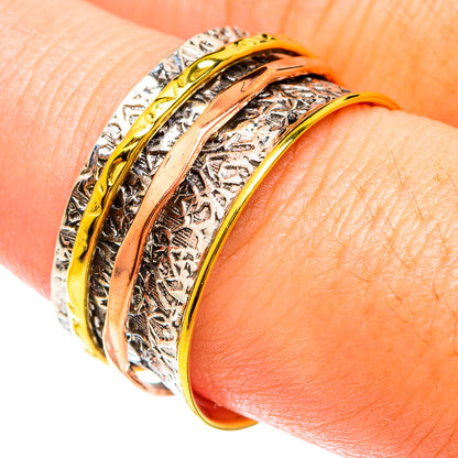 Meditation Spinner Rings handcrafted by Ana Silver Co - RING75068