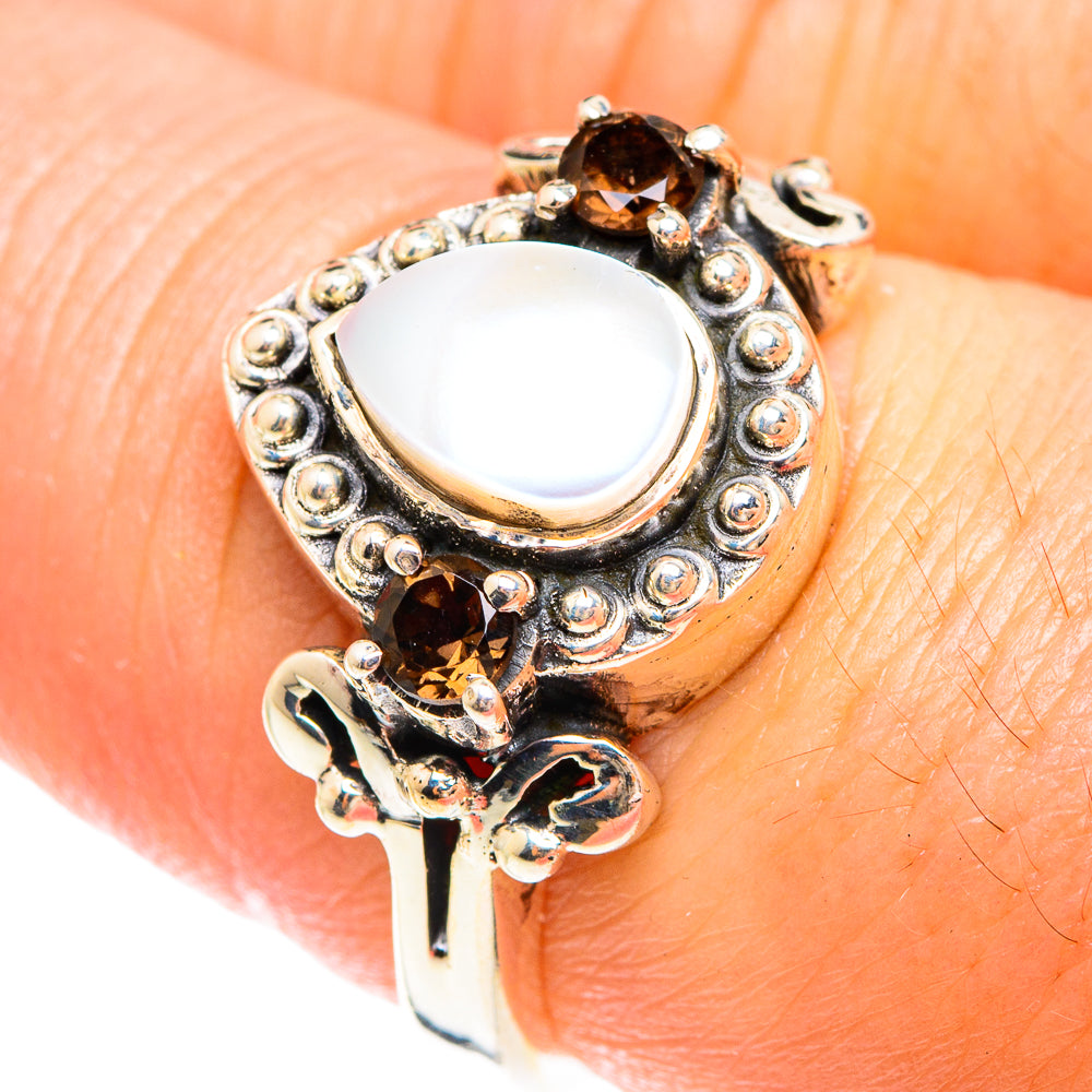 Cultured Pearl Rings handcrafted by Ana Silver Co - RING75071