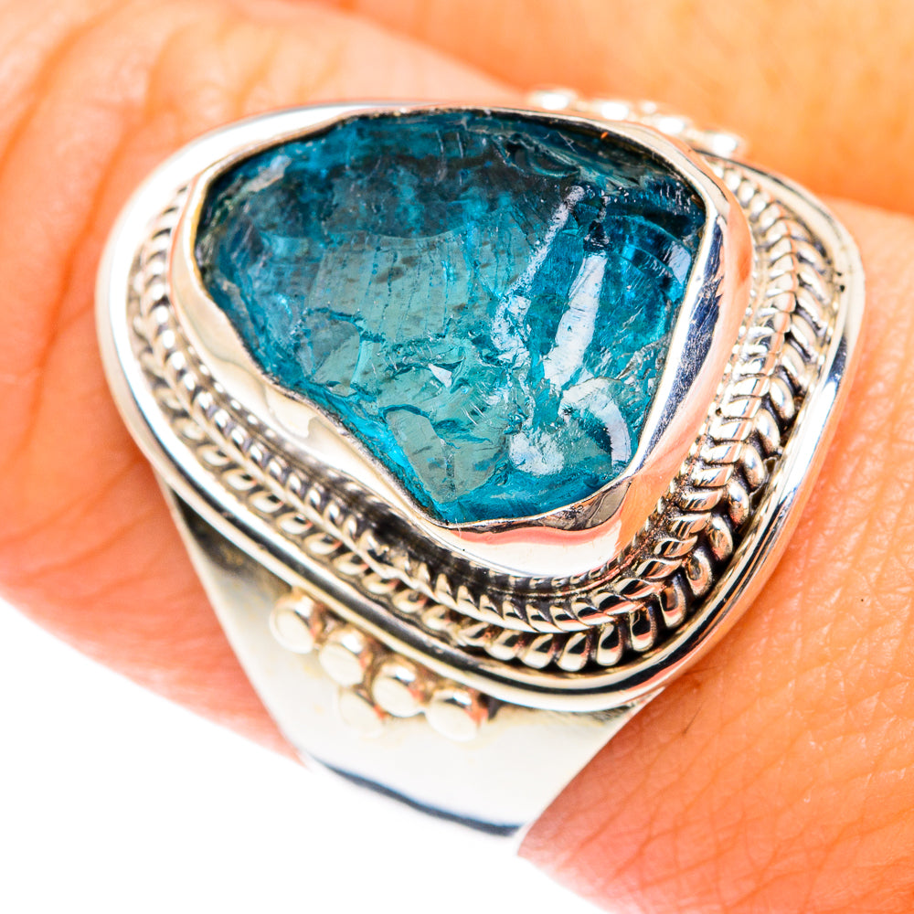 Apatite Rings handcrafted by Ana Silver Co - RING75078