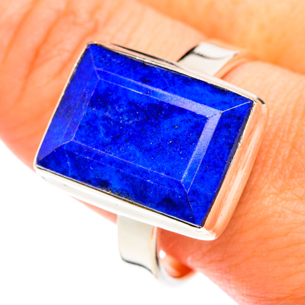 Lapis Lazuli Rings handcrafted by Ana Silver Co - RING75081