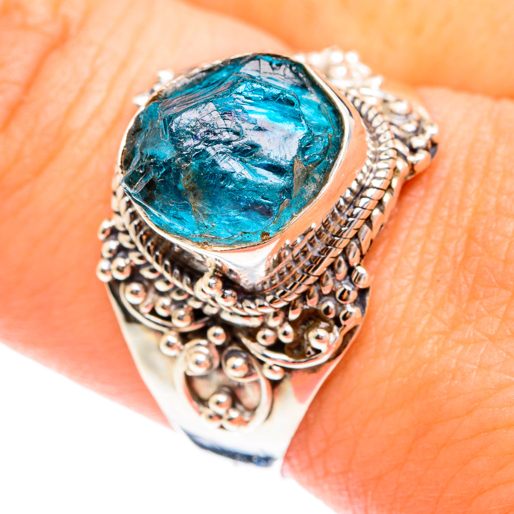 Apatite Rings handcrafted by Ana Silver Co - RING75082