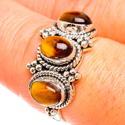 Tiger Eye Rings handcrafted by Ana Silver Co - RING75088