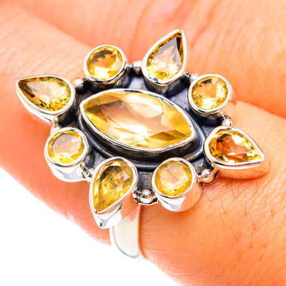 Citrine Rings handcrafted by Ana Silver Co - RING75093