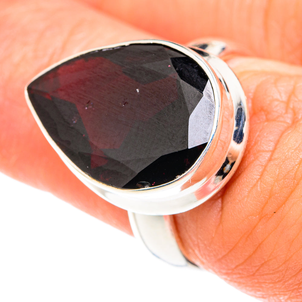 Garnet Rings handcrafted by Ana Silver Co - RING75096