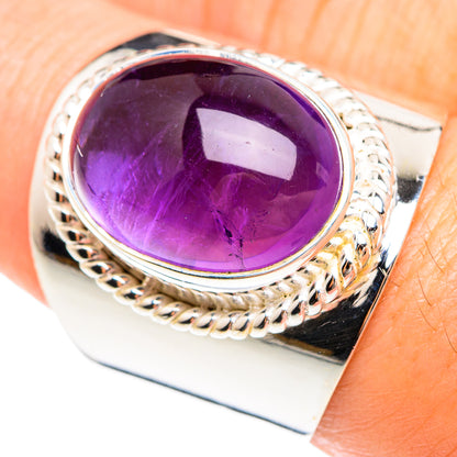 Amethyst Rings handcrafted by Ana Silver Co - RING75098