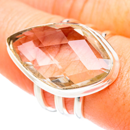 White Quartz Rings handcrafted by Ana Silver Co - RING75103