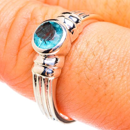 Blue Topaz Rings handcrafted by Ana Silver Co - RING75110