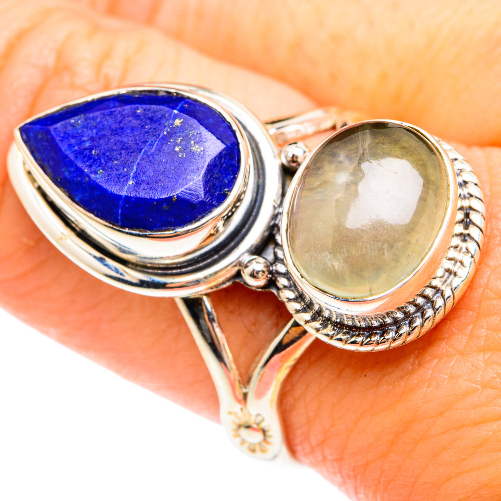 Lapis Lazuli Rings handcrafted by Ana Silver Co - RING75113