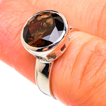 Smoky Quartz Rings handcrafted by Ana Silver Co - RING75120
