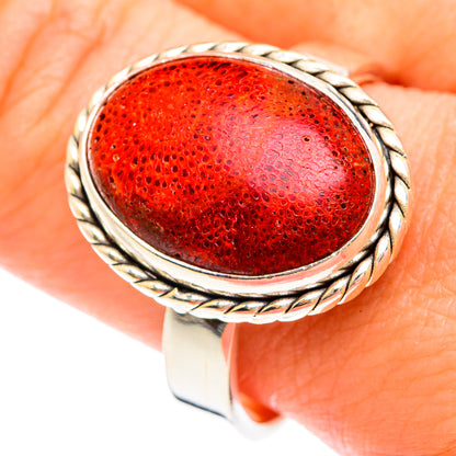Sponge Coral Rings handcrafted by Ana Silver Co - RING75123