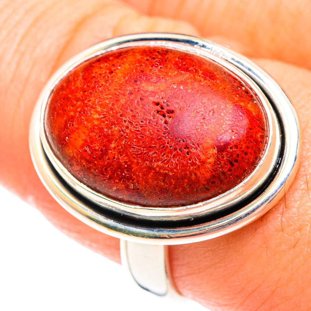 Sponge Coral Rings handcrafted by Ana Silver Co - RING75124