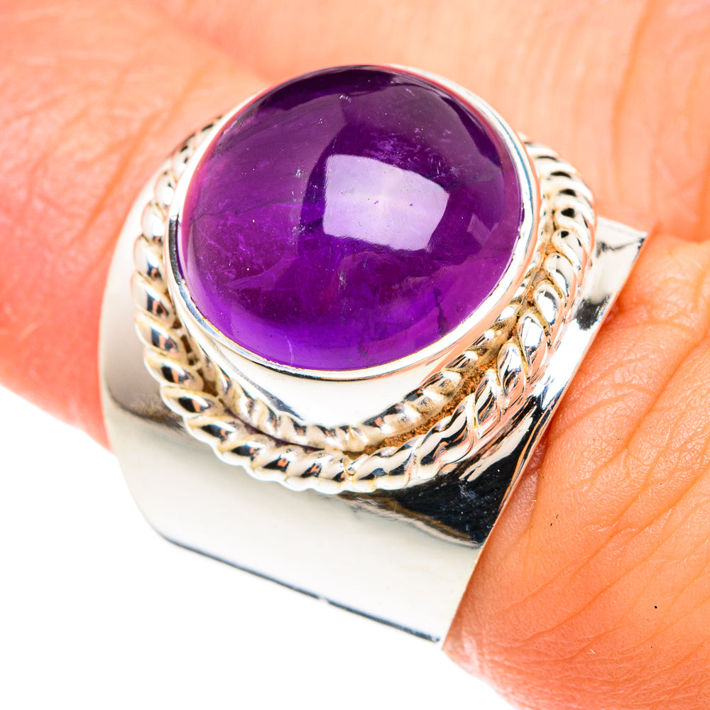 Amethyst Rings handcrafted by Ana Silver Co - RING75128