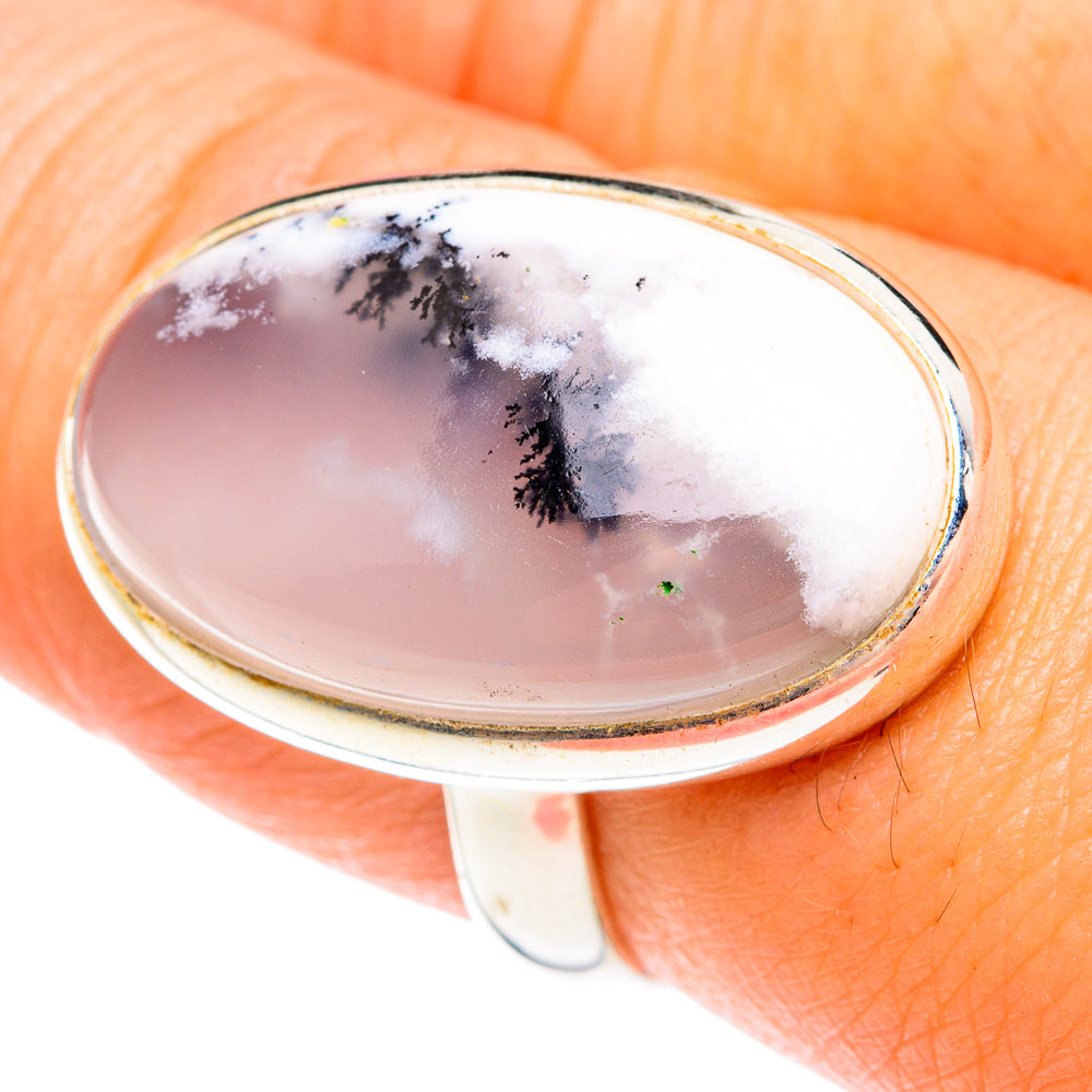 Dendritic Opal Rings handcrafted by Ana Silver Co - RING75132