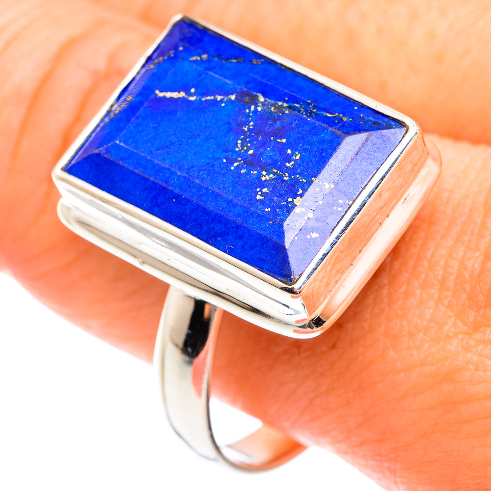Lapis Lazuli Rings handcrafted by Ana Silver Co - RING75140