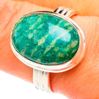 Amazonite Rings handcrafted by Ana Silver Co - RING75146