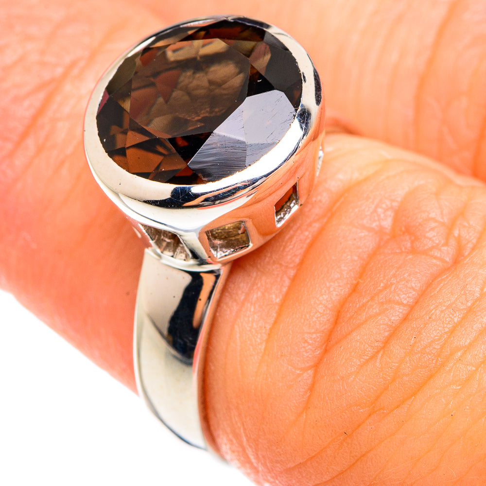 Smoky Quartz Rings handcrafted by Ana Silver Co - RING75148