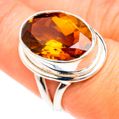 Mandarin Citrine Rings handcrafted by Ana Silver Co - RING75149