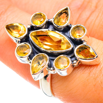 Citrine Rings handcrafted by Ana Silver Co - RING75152