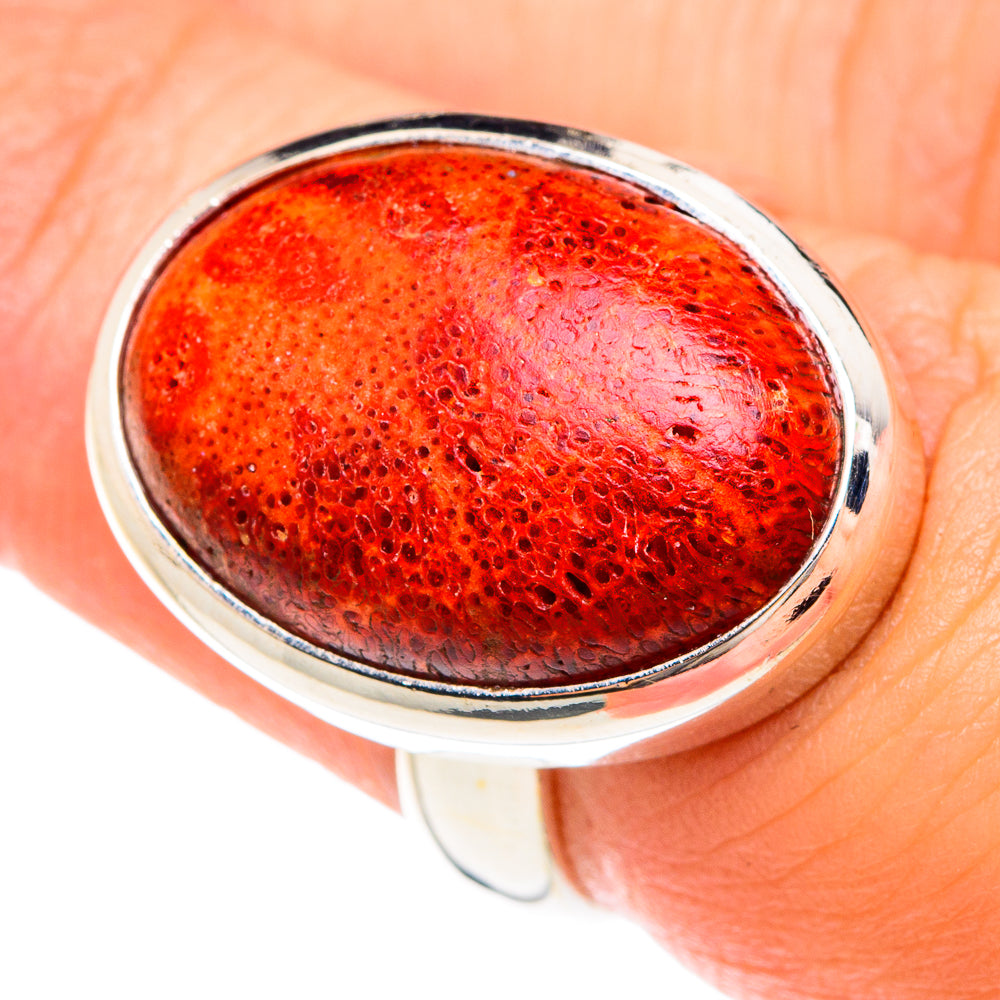 Sponge Coral Rings handcrafted by Ana Silver Co - RING75153
