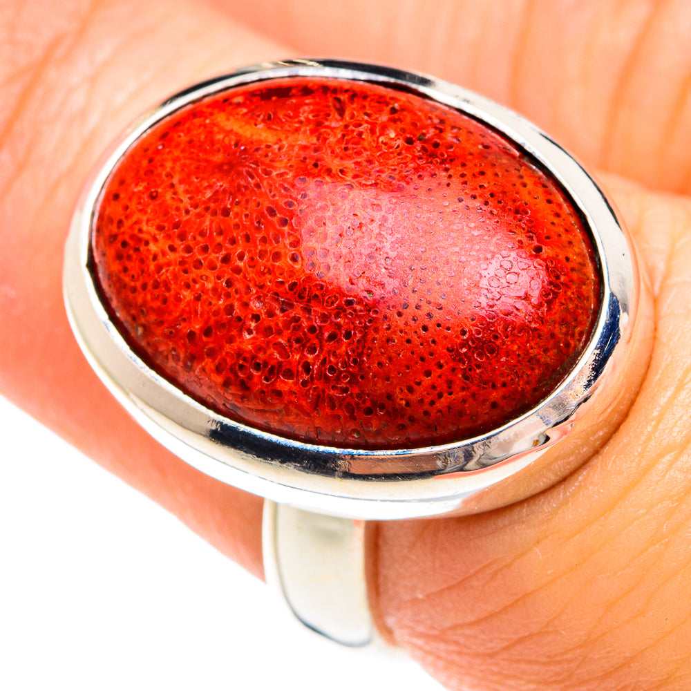 Sponge Coral Rings handcrafted by Ana Silver Co - RING75182
