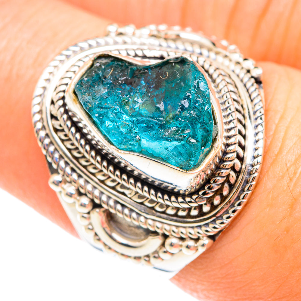 Apatite Rings handcrafted by Ana Silver Co - RING75193