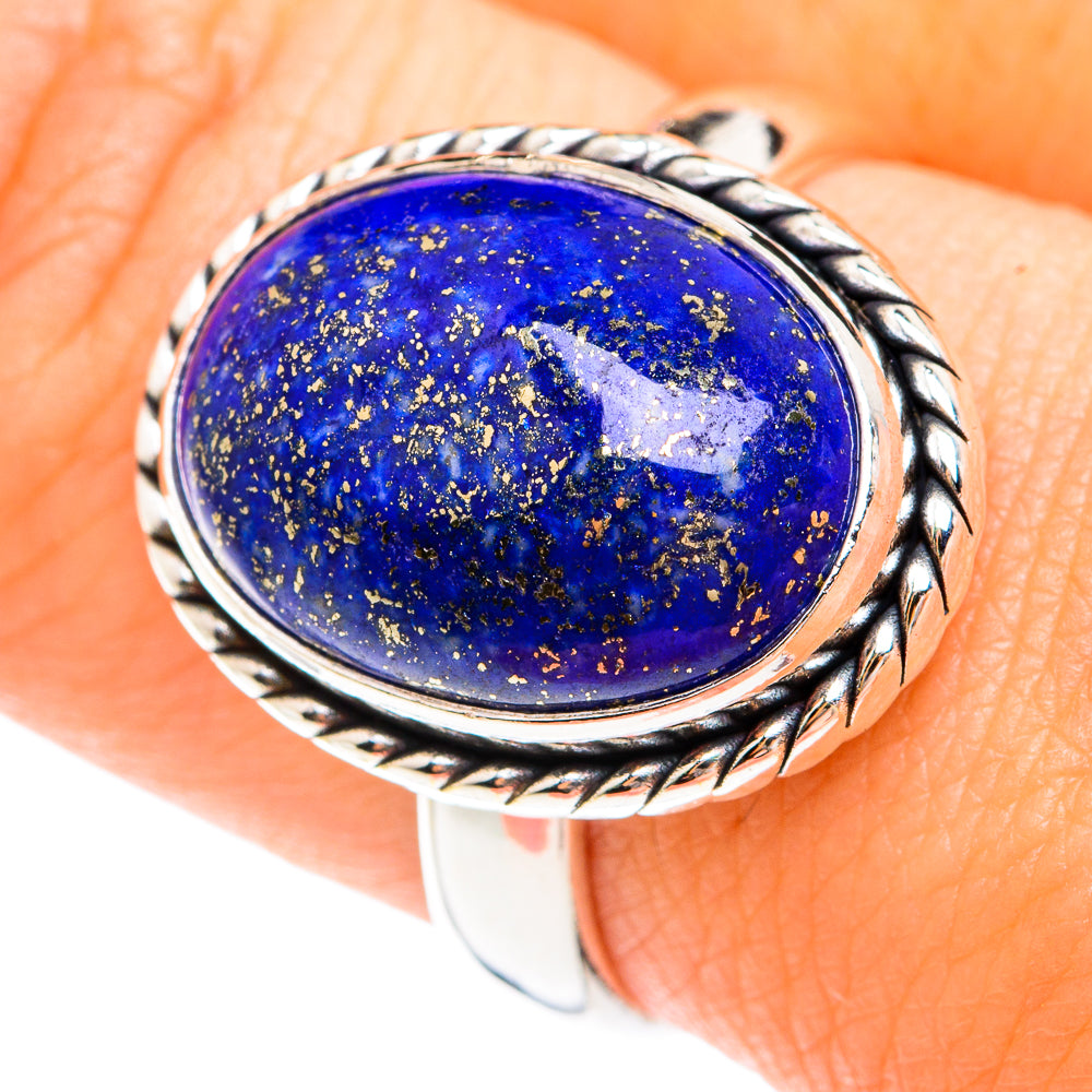 Lapis Lazuli Rings handcrafted by Ana Silver Co - RING75200